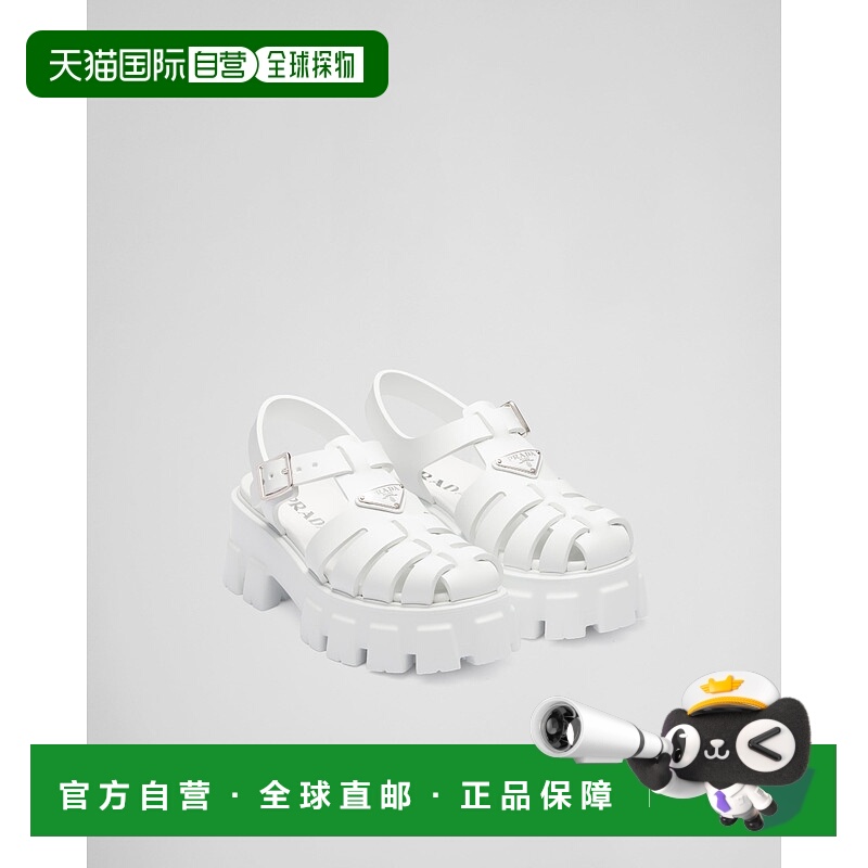 欧洲直邮PRADA (2025新品) Monolith 橡胶凉鞋普拉达沙滩