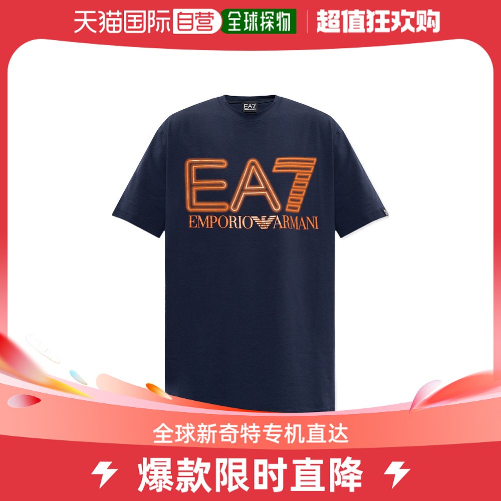 香港直邮EA7 Emporio Armani圆领短袖T恤 3DPT37PJMUZ