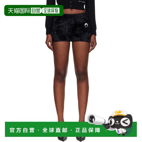 1h可退 香港直邮MARINE SERRE 女士半身裙 WSH013ACKNI0535BK99 A