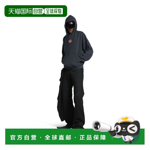 自营欧洲直邮Balenciaga巴黎世家 Balenciaga Back男士无抽绳连帽