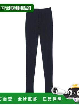 香港直发Jacquemus女士黑色修身弹力裤简约百搭质感213PA01-213