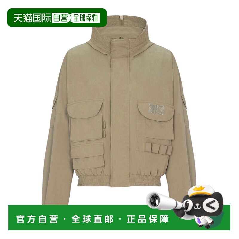 1h可退 香港直邮Balmain 工装休闲夹克 GH0TI090CG58长袖