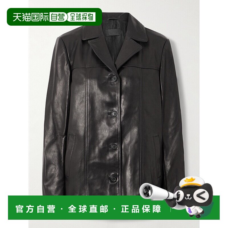 1h可退 香港直邮NILI LOTAN 女士 Brett 皮革夹克 13235L167BLK