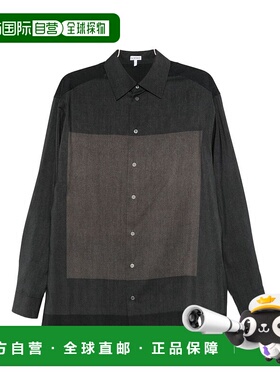 香港直邮LOEWE 罗意威 男士 黑色衬衫 H526Y05XAF