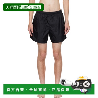 1h可退 香港直邮Our Legacy 男士 黑色 Drape Tech 泳裤 M2214DTB