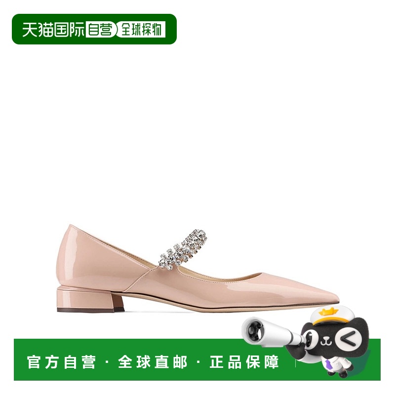 香港直邮Jimmy Choo Bing尖头浅口低跟鞋 BINGPUMPFLATPAT