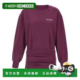 1h可退 香港直邮The Attico 女士 垂褶迷你连衣裙 251WCA00393114