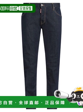 香港直邮Dsquared2 二次方 男士 牛仔长裤 blue蓝色 舒适时尚