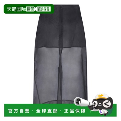 1h可退 香港直邮The Frankie Shop 女士 FRANKIE SHOP 黑色半身裙