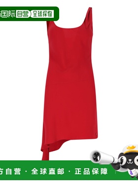 1h可退 香港直邮Courreges 女士 红色 Scarf 连衣裙 125CRO538PL0