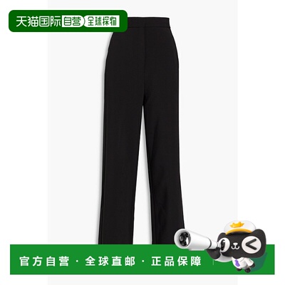 1h可退 香港直邮Sandro 女士 绉纱阔腿裤 SFPPA01568NOIR直筒裤