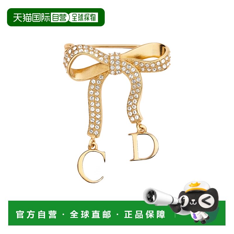 香港直邮Dior CD Ribbon 胸针 V1975WOMCY别针蝴蝶结