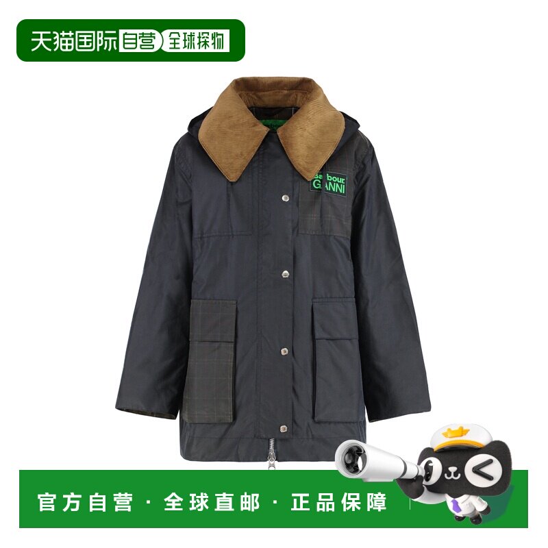 香港直邮Barbour 女士户外风衣 LWX1527NY71 SS2026 黑色 Barbour