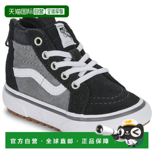 欧洲直邮Vans 儿童鞋 高帮板鞋 黑色 冬天 MTE SK8-Hi Zip