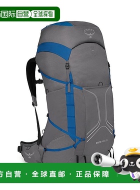 自营欧洲直邮Osprey 小鹰EXOS飘逸系列男士多功能登山徒步双肩包5