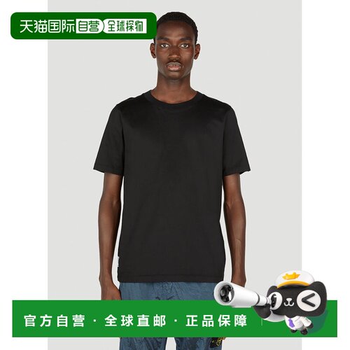 香港直邮STONE ISLAND 男士T恤 78192012AV2029 AW2025 黑色短袖