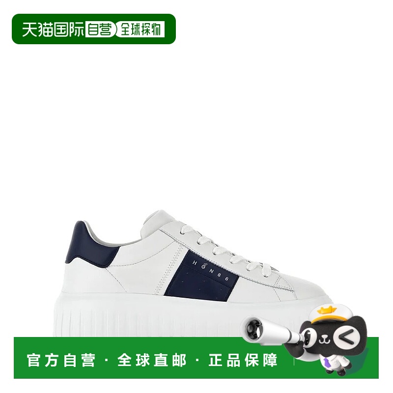 1h可退 香港直邮Hogan男士圆头低帮休闲鞋HXM6450FO70LE9厚底鞋旅