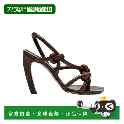 1h可退 香港直邮Bottega Veneta 徽标高跟凉鞋 739785VF3Q0单鞋