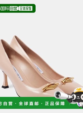 1h可退 香港直邮Jimmy Choo 周仰杰 女士 Ryker 70 精饰皮质浅口