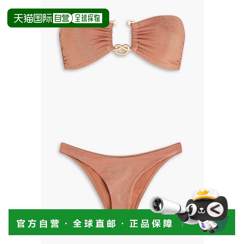 1h可退 香港直邮ZIMMERMANN 女士 精饰抹胸比基尼 1204WSS242SETA