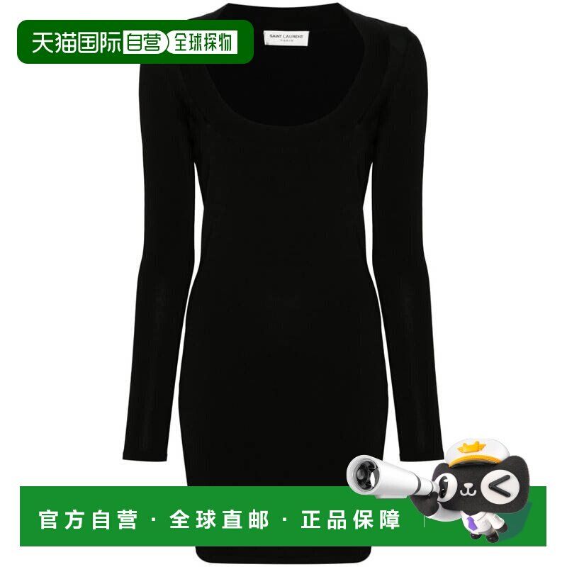 香港直邮SaintLaurent圣罗兰女士短款连衣裙 【付后1h可退】