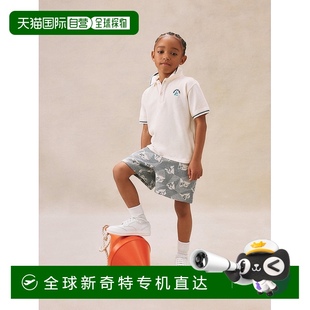 欧洲直邮Bonpoint小樱桃 Edric款 有机棉条纹领Polo衫