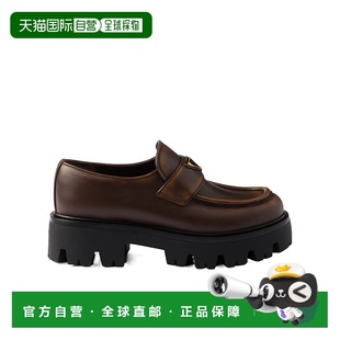 单鞋 1D185ODFWF050女鞋 一脚蹬普拉达 圆头乐福鞋 香港直邮Prada