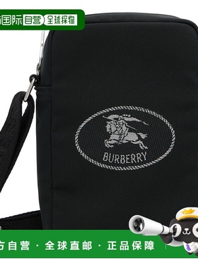 香港直邮Burberry 巴宝莉 男士 黑色 Orkney 手机包 8111417