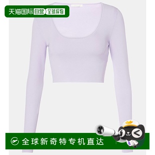 圆领罗纹针织短款 1h可退 Acacia 香港直邮ZIMMERMANN 上衣 女士
