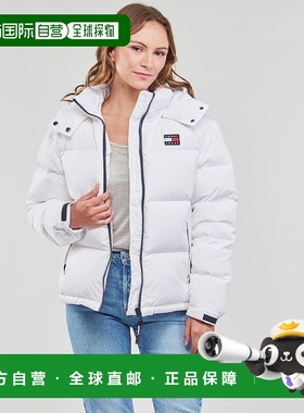 欧洲直邮Tommy Jeans 女士 TJW ALASKA PUFFER 羽绒服 白色高端流