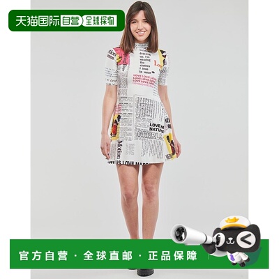 欧洲直邮Desigual 多思奇格 VEST_NEWSPAPER 女士服装短连衣裙 23