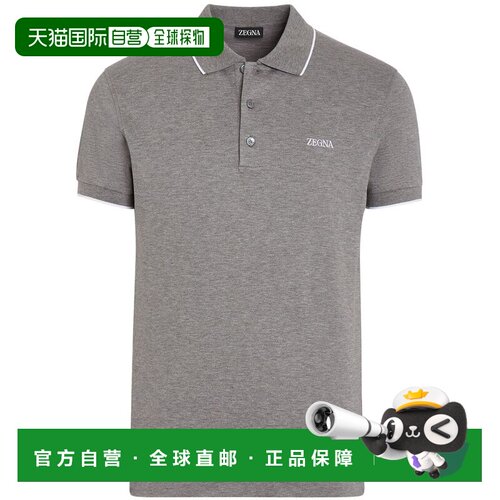 1h可退 香港直邮Z ZEGNA 男士T恤 RE7358A5B746K95 AW2025 灰色 P