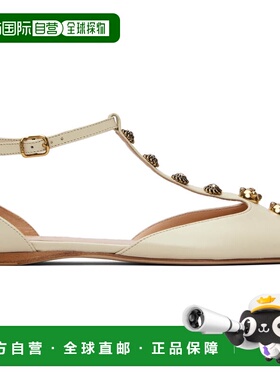 1h可退 香港直邮Chloe 蔻依 女士 灰白色 Celeste 芭蕾鞋 CH26S16