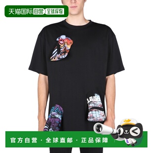 1h可退 香港直邮Raf Simons 拉夫 西蒙 男士 DETAILS 印花T恤 212