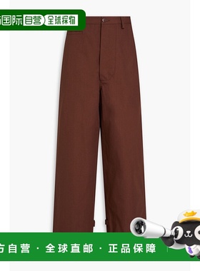 香港直邮kenzo 高田贤三 男士 棉质帆布长裤 FD65PA3769OA90DARKB