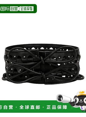 1h可退 香港直邮Alaia 女士 铰链皮带 AA1C002GCA158 black黑色