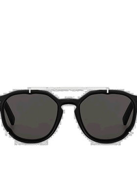 欧洲直邮Dior迪奥男女同款眼镜黑色合金框架飞行员式支架个性