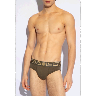 1h可退 香港直邮Versace 徽标内裤 AU10027A232741三角裤