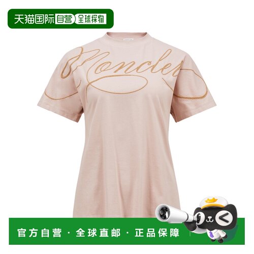 香港直邮Moncler 短袖T恤女装上衣 K10938C0000389AUO