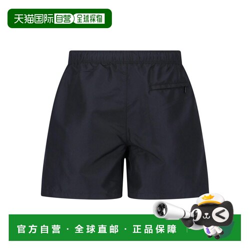 香港直邮VERSACE 男士泳装 10188841A136372B130 SS2026 黑色短裤