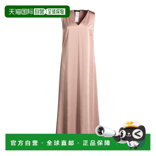 1h可退 香港直邮Weekend Max Mara 女士 吊带连衣裙 brown棕色 舒