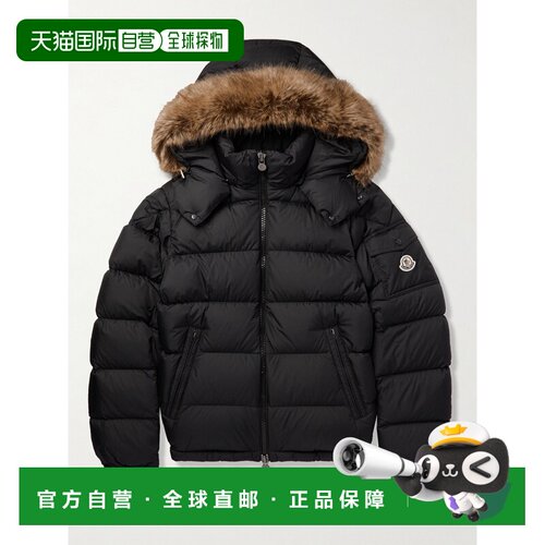 1h可退 Moncler 盟可睐 男士 Mayaf Shell 人造毛皮边绗夹克