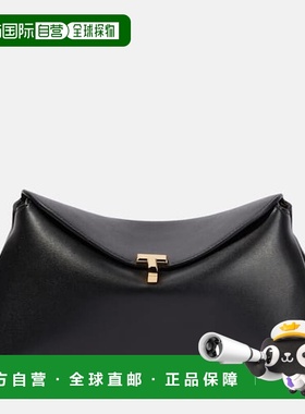 香港直邮TOTÊME 女士 T-Lock 小号皮革手包 black黑色 舒适时尚