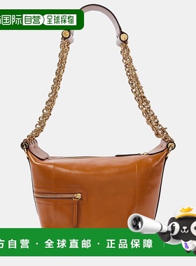 1h可退 香港直邮Chloe 蔻依 女士 Camera 链条皮革肩包 black黑色