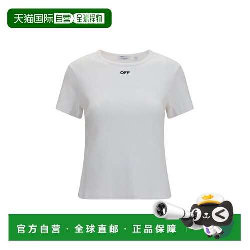 香港直邮off-white 女士 Off Stamp T恤 2FA00679TW102