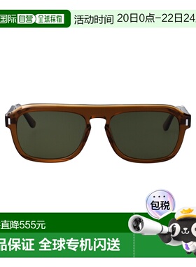 1h可退 香港直邮Calvin Klein 卡尔文 克莱恩 男士 棕色醋纤太阳