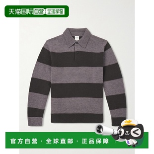 香港直邮Paul 男士 Smith 史密斯 条纹羊毛Polo毛衣 保罗 1h可退