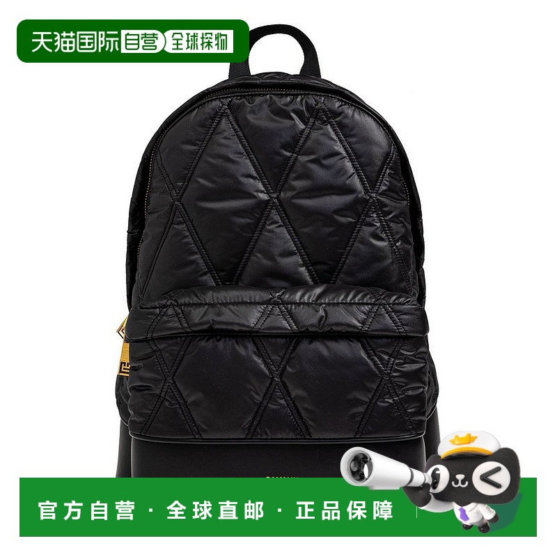 1h可退 香港直邮Balmain 巴尔曼 男士 鑽石圖案絎縫背包 EM1GE150