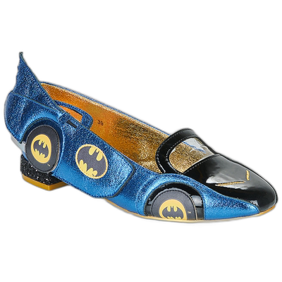 欧洲直邮Irregular Choice 女士 芭蕾舞鞋 平底鞋 BATMOBILE KICK