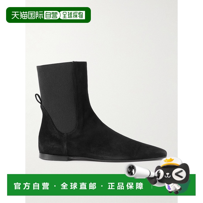 1h可退 香港直邮TOTÊME 女士 绒面革短靴 251WAS0206LE0012